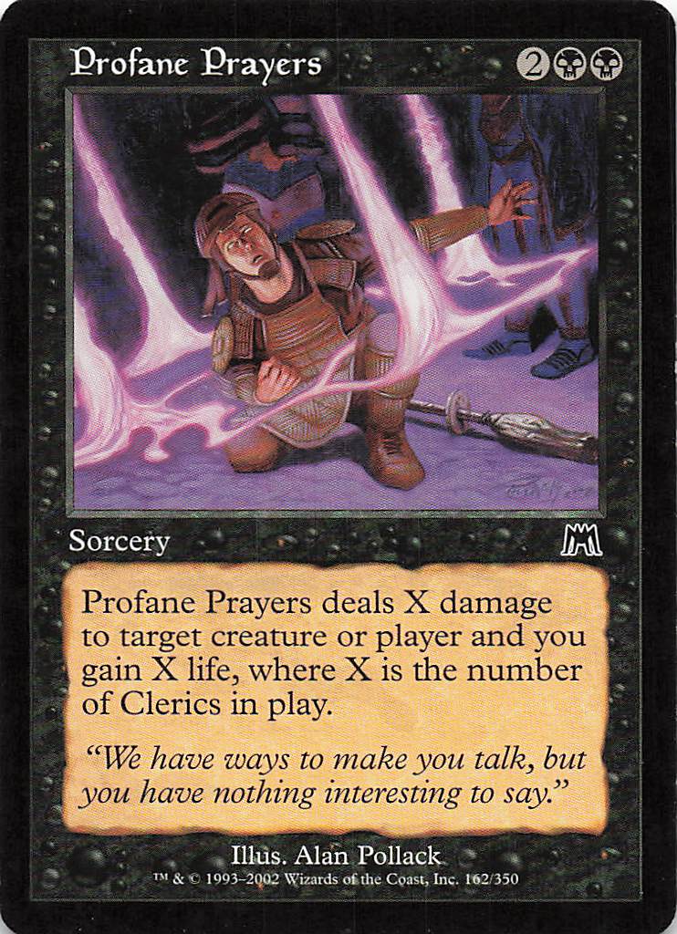 Magic The Gathering: Onslaught EN: #162 Profane Prayers