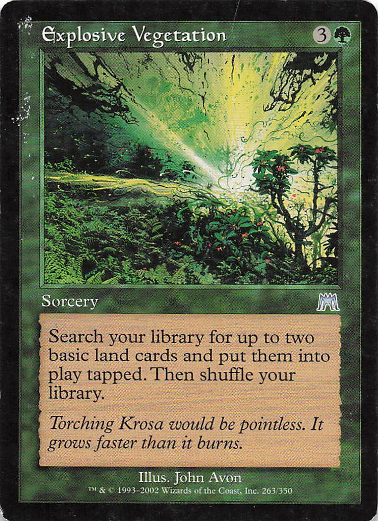 Magic The Gathering: Onslaught EN: #263 Explosive Vegetation