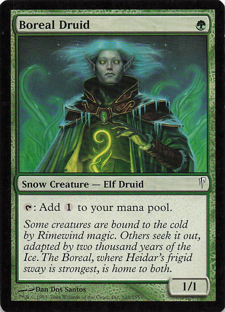 Magic The Gathering: Coldsnap EN: #105 Boreal Druid