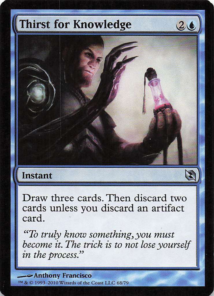 Magic The Gathering: Duel Decks: Elspeth vs. Tezzeret EN: #68 Thirst for Knowledge