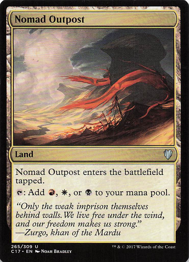 Magic The Gathering: Commander 2017 EN: #265 Nomad Outpost