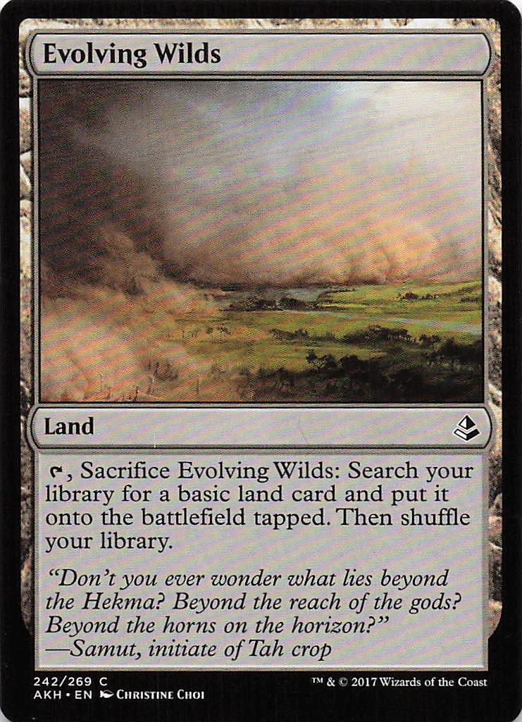 Magic The Gathering: Amonkhet EN: #242 Evolving Wilds