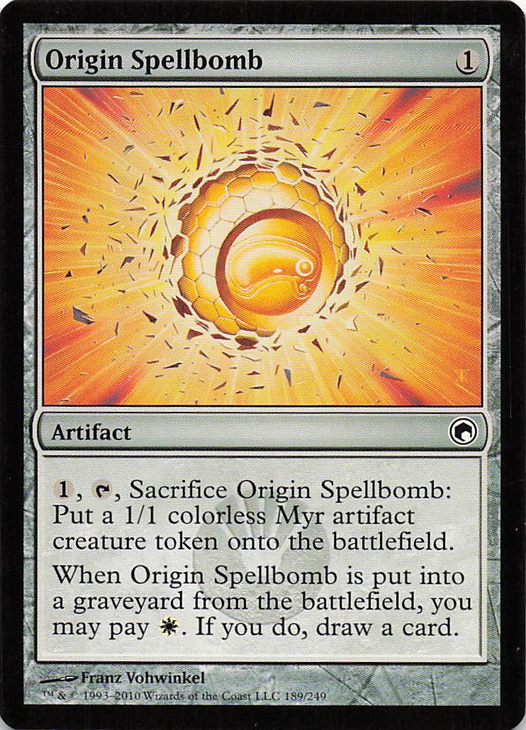 Magic The Gathering: Scars of Mirrodin EN: #189 Origin Spellbomb