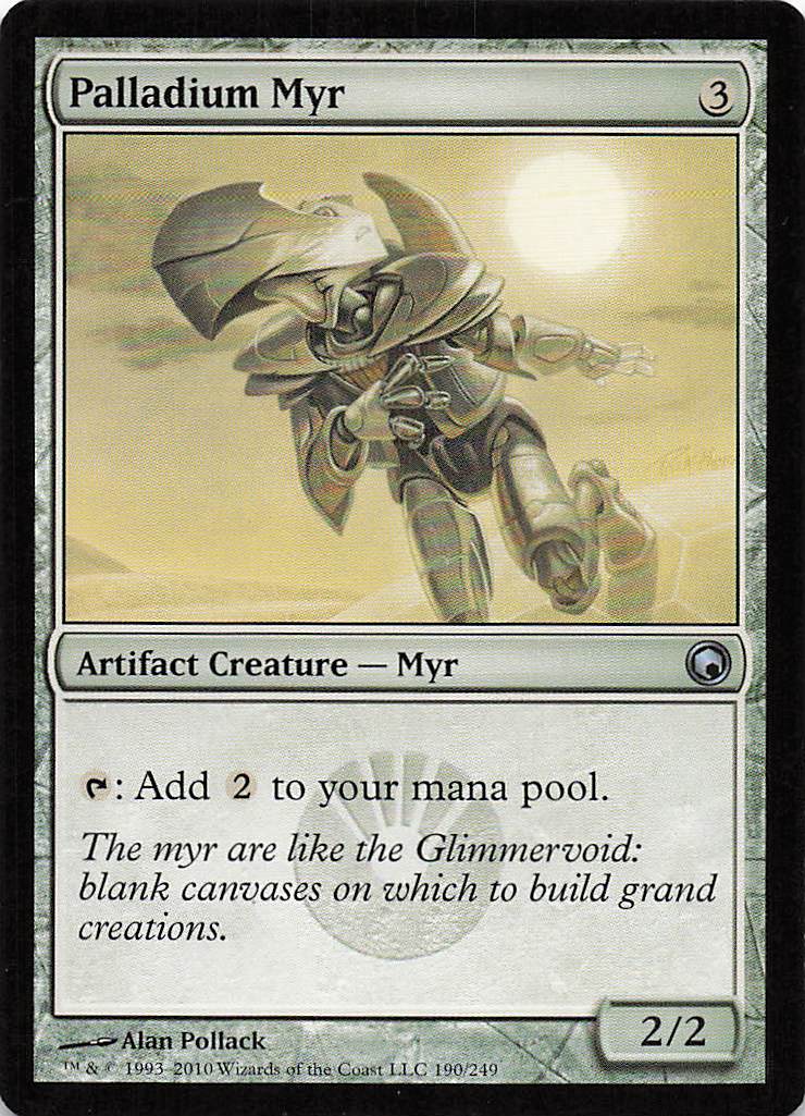 Magic The Gathering: Scars of Mirrodin EN: #190 Palladium Myr