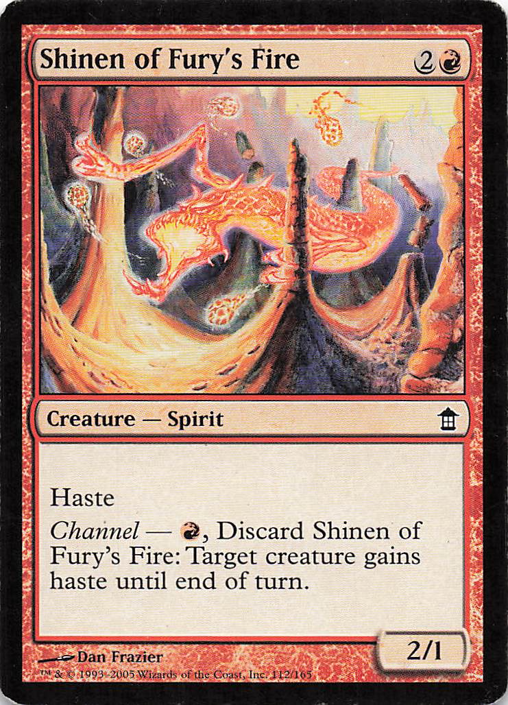 Magic The Gathering: Saviors of Kamigawa EN: #112 Shinen of Fury's Fire