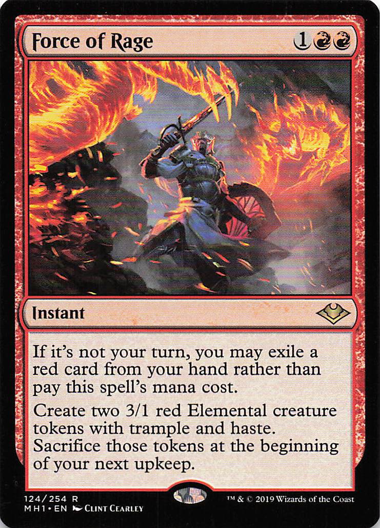 Magic The Gathering: Modern Horizons EN: #124 Force of Rage