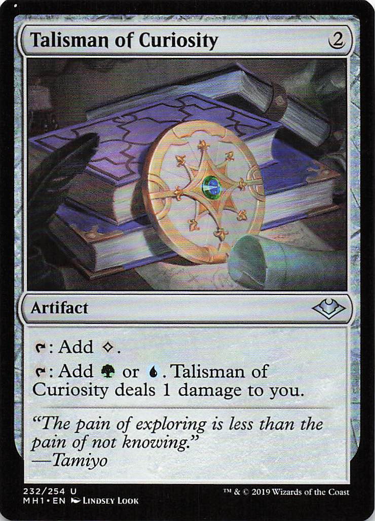 Magic The Gathering: Modern Horizons EN: #232 Talisman of Curiosity