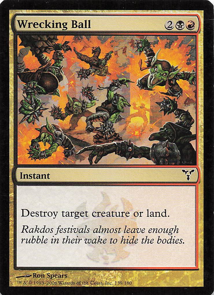 Magic The Gathering: Dissension EN: #139 Wrecking Ball