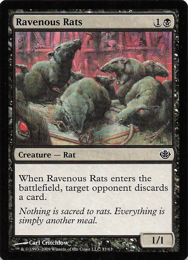 Magic The Gathering: Duel Decks: Garruk vs. Liliana EN: #37 Ravenous Rats