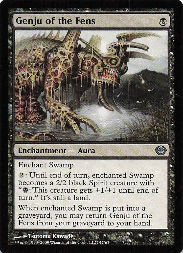 Magic The Gathering: Duel Decks: Garruk vs. Liliana EN: #47 Genju of the Fens
