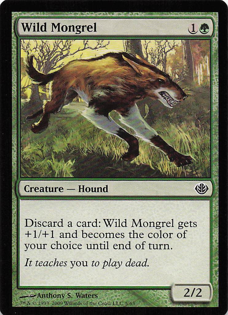 Magic The Gathering: Duel Decks: Garruk vs. Liliana EN: #5 Wild Mongrel