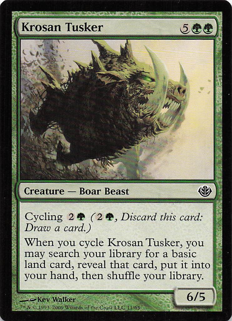 Magic The Gathering: Duel Decks: Garruk vs. Liliana EN: #11 Krosan Tusker
