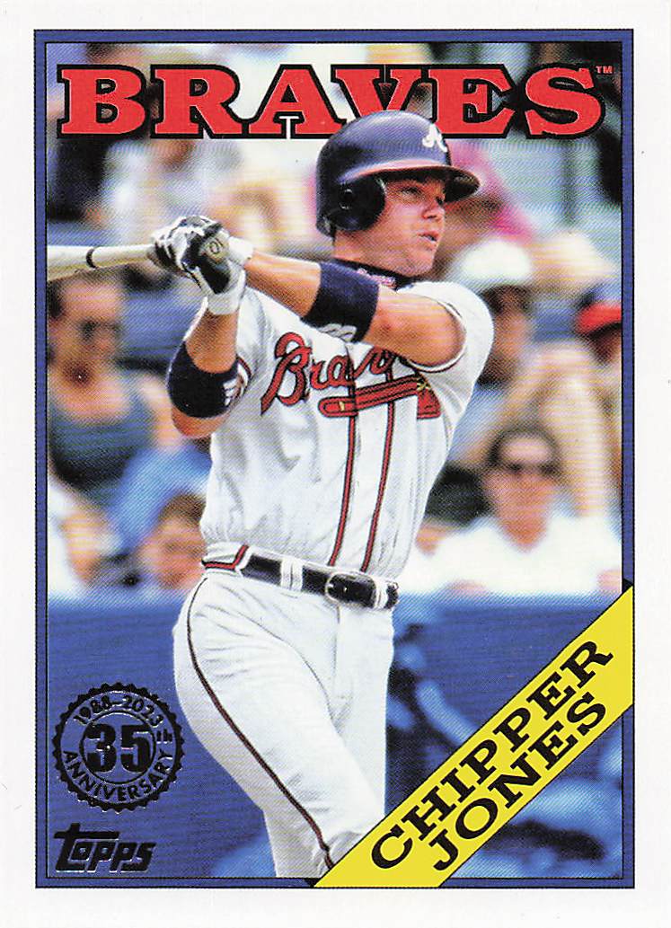 2023 Topps Series 1 1988 Topps Baseball Chipper Jones #T88-27