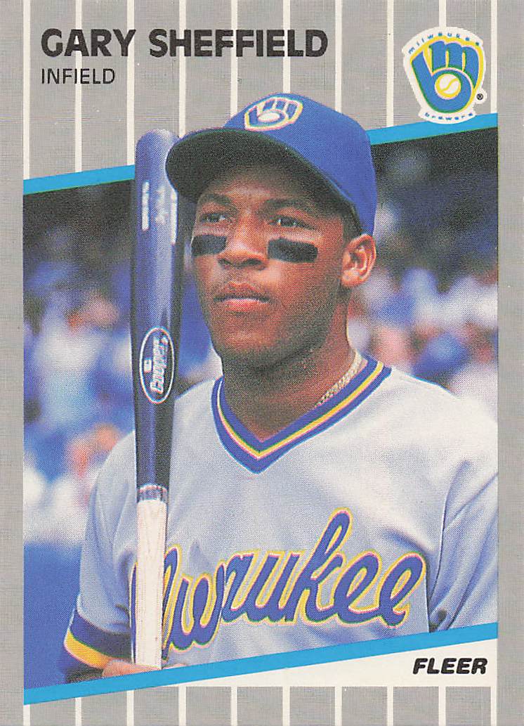 1989 Fleer Baseball Gary Sheffield #196 RC
