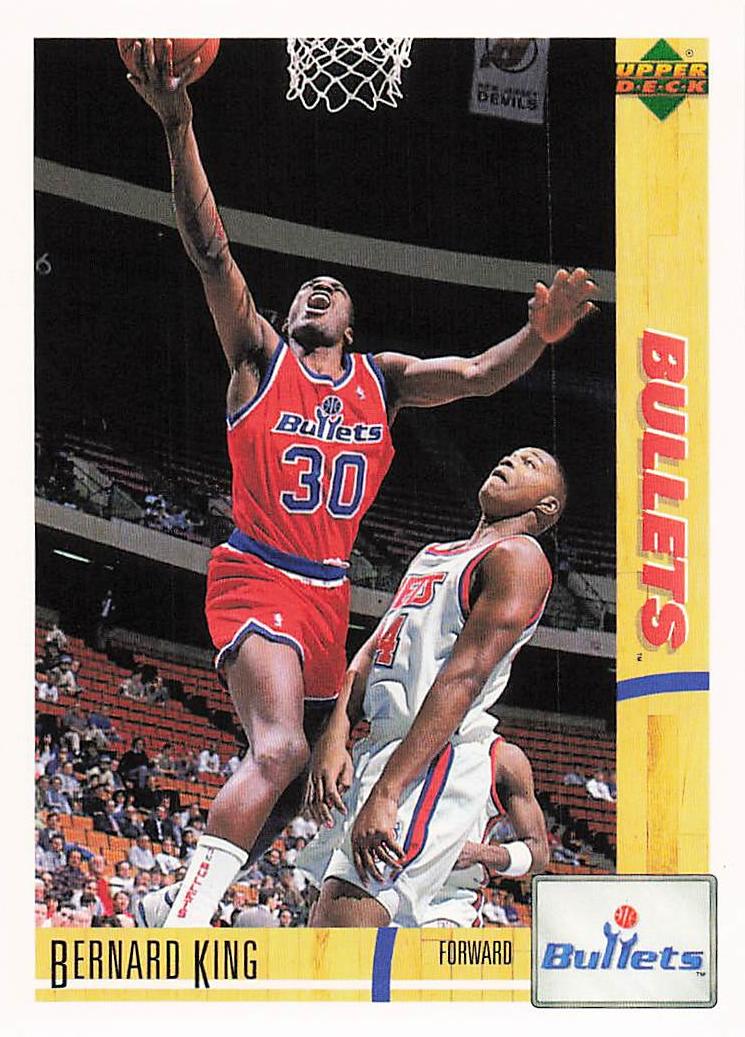 1991-92 Upper Deck International Italian Bernard King #104