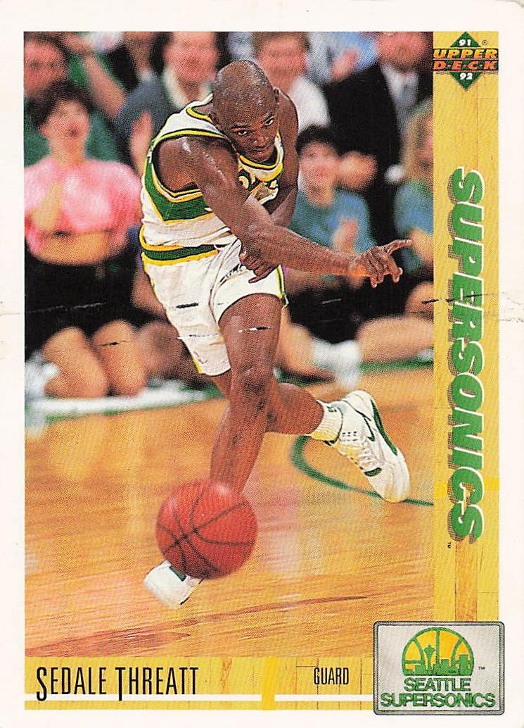 1991-92 Upper Deck International Italian Sedale Threatt #110