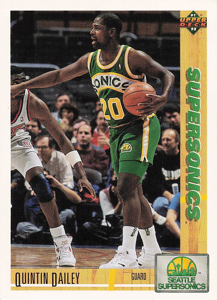 1991-92 Upper Deck International Italian Quintin Dailey #188