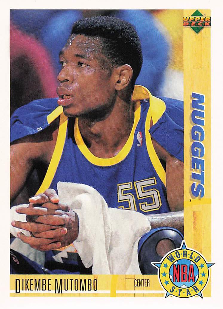 1991-92 Upper Deck International Italian Dikembe Mutombo #196