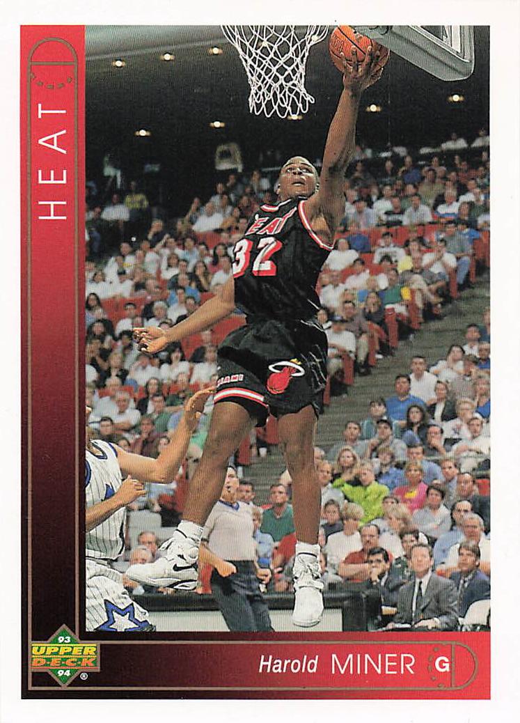 1993-94 Upper Deck Harold Miner #21