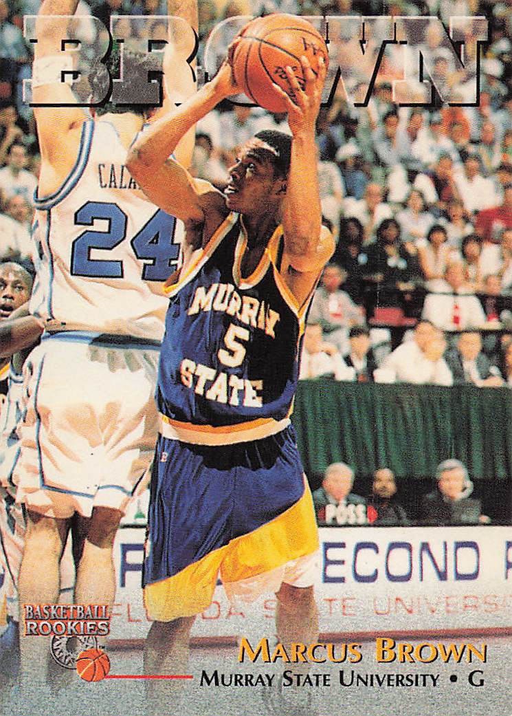 1996 Score Board Basketball Rookies Marcus Brown #63