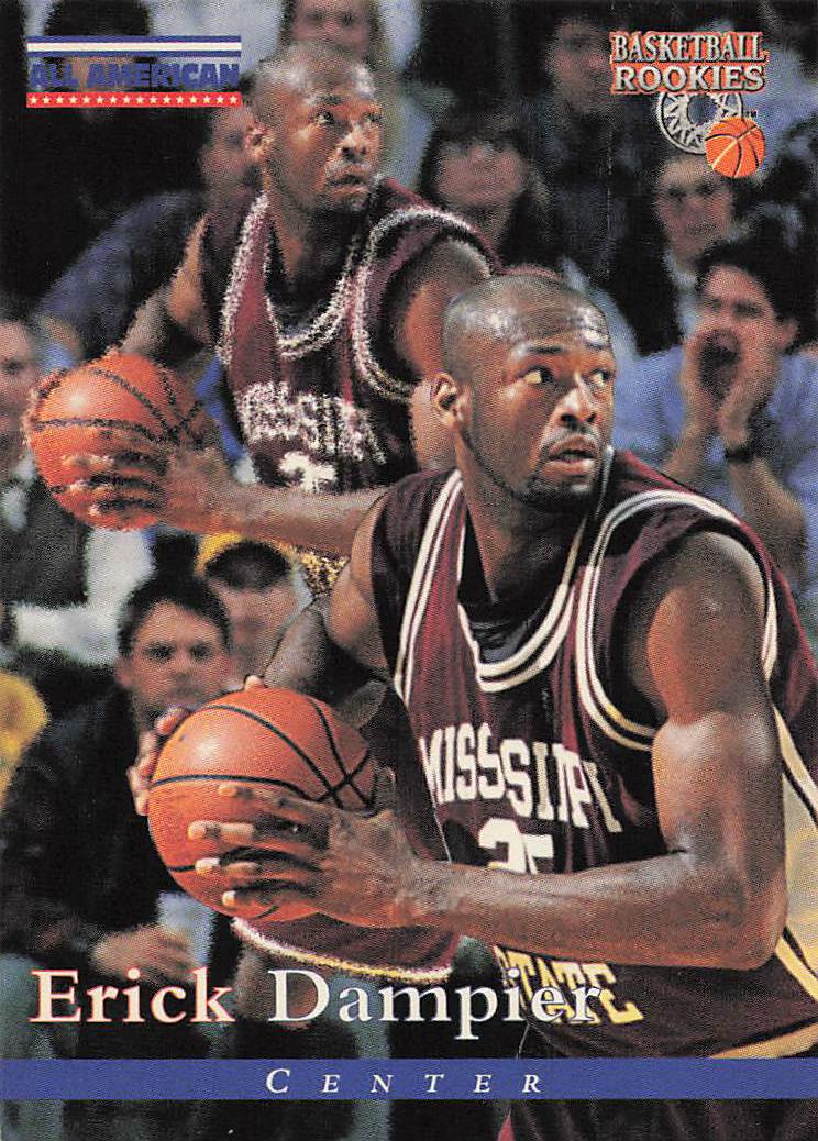 1996 Score Board Basketball Rookies Erick Dampier #86
