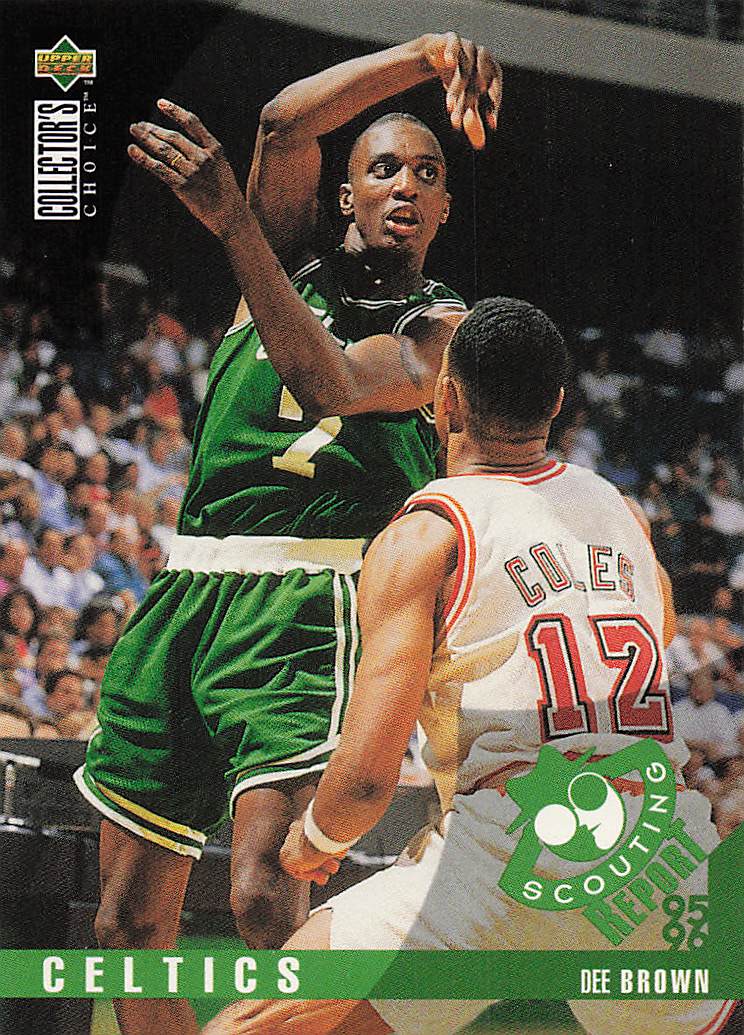 1995-96 Upper Deck Collector's Choice International German Dee Brown #112