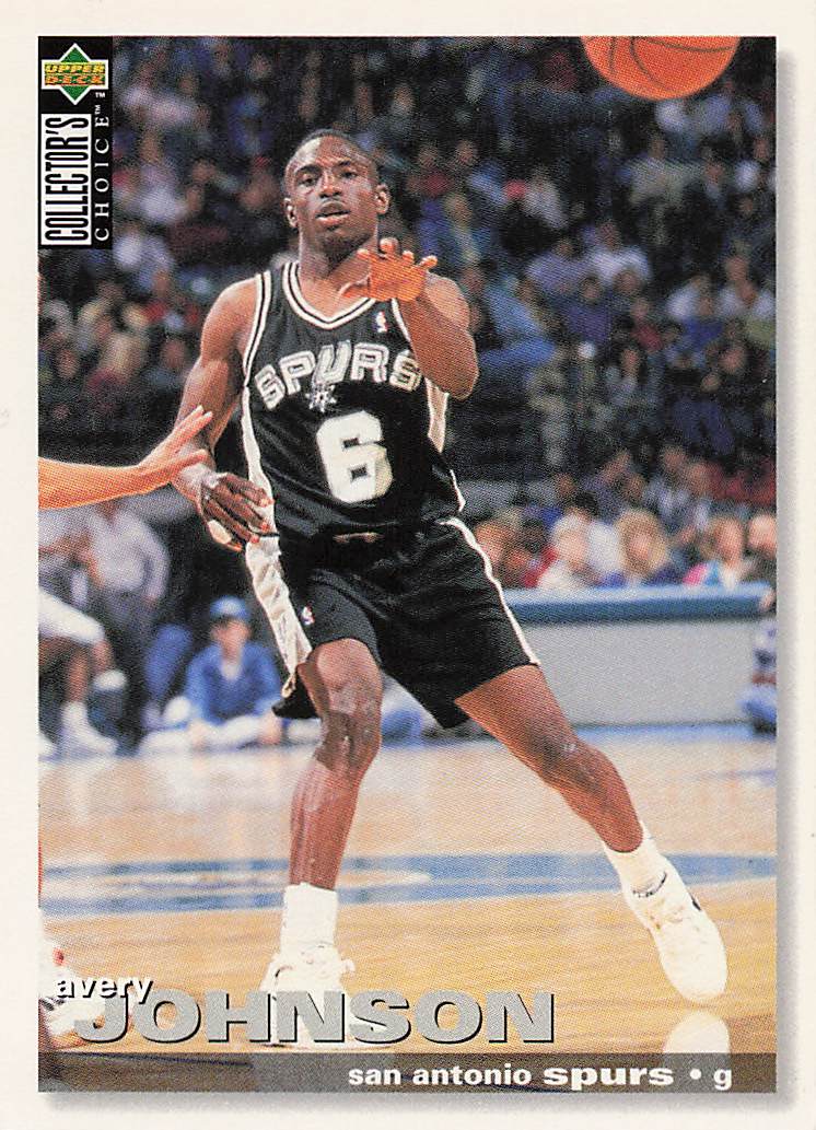 1995-96 Upper Deck Collector's Choice International German Avery Johnson #140