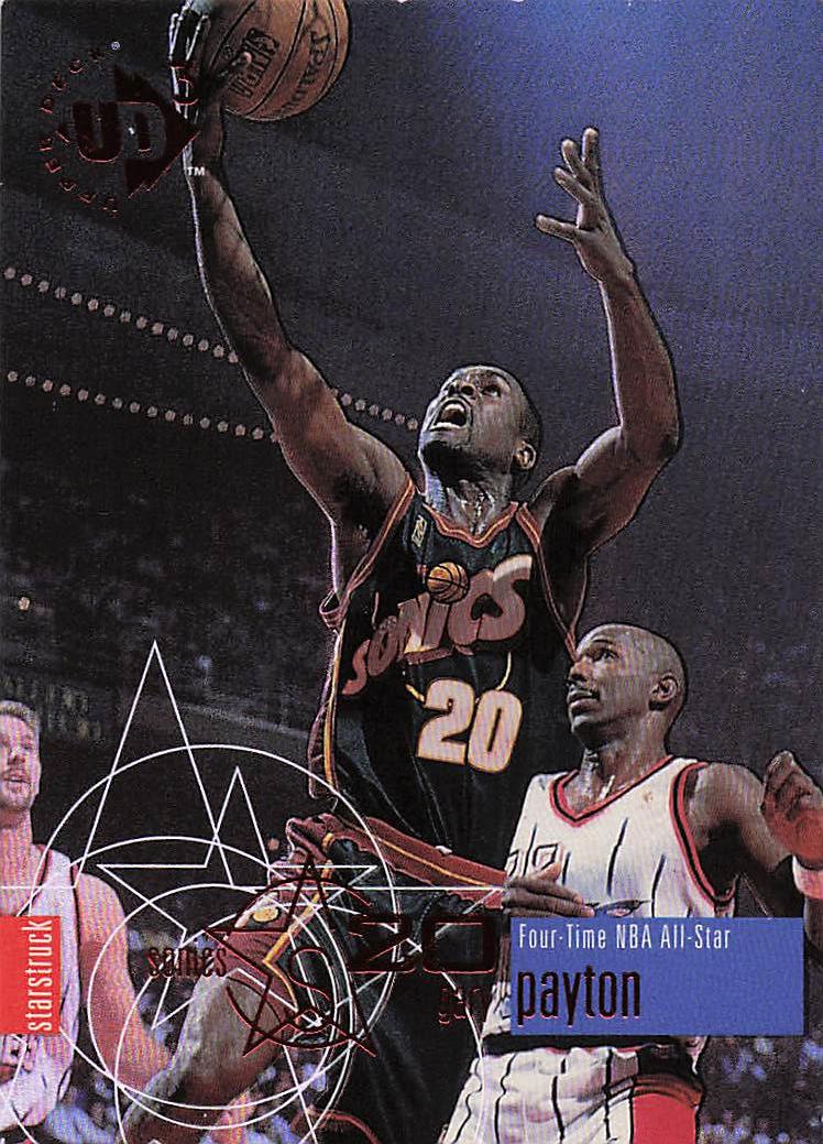 1997-98 Upper Deck UD3 Starstruck Gary Payton #22