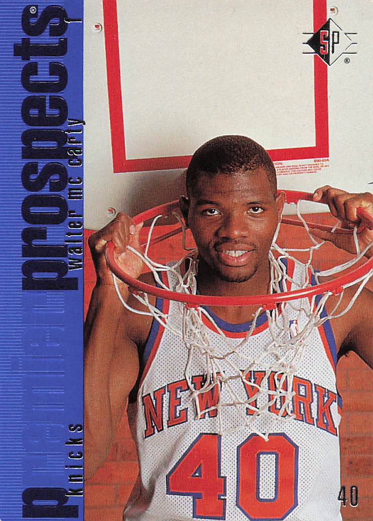 1996-97 SP Walter Mc Carty #139 RC