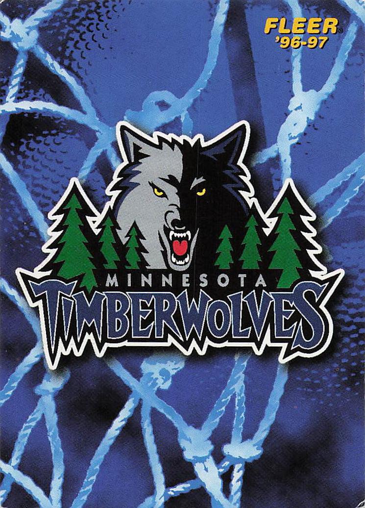 1996-97 Fleer European Edition Minnesota Timberwolves #166