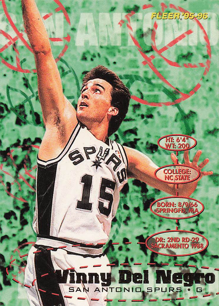 1995-96 Fleer Vinny Del Negro #167