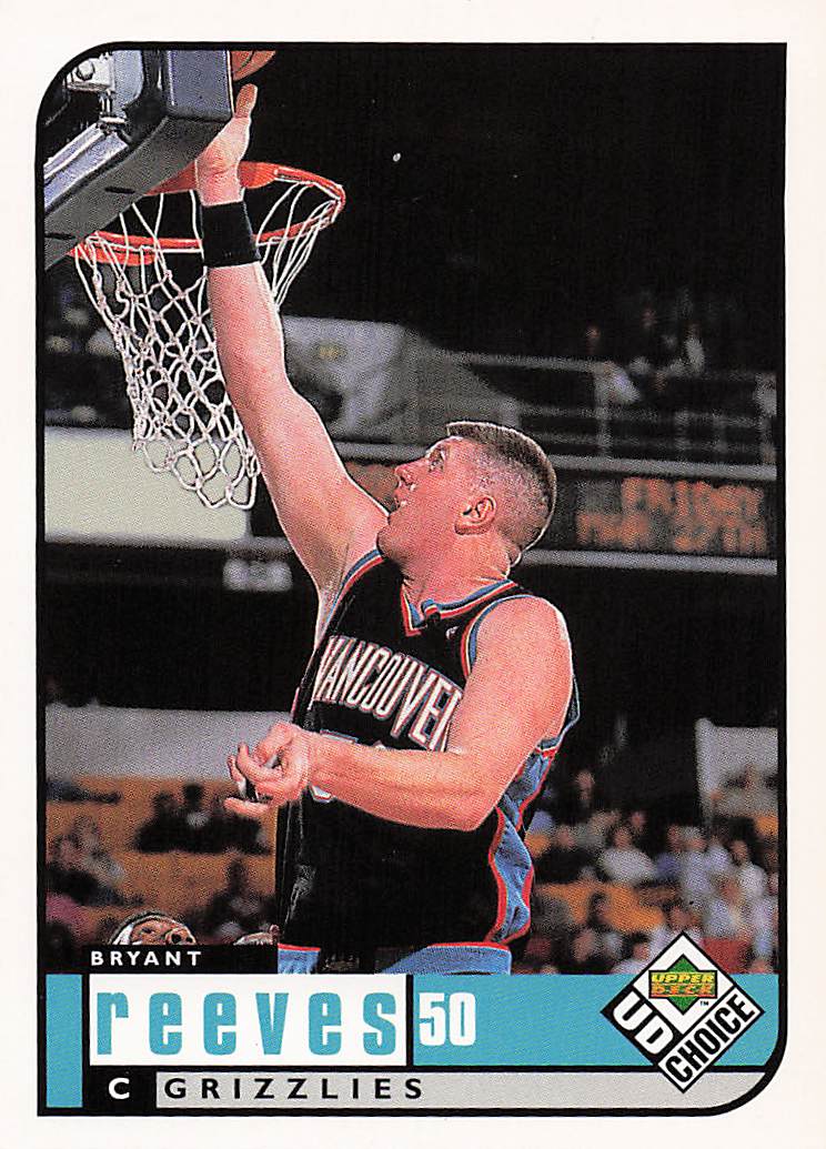 1998-99 Upper Deck UD Choice Bryant Reeves #148