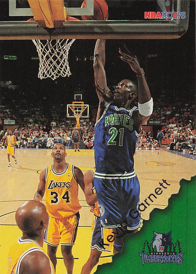 1996-97 NBA Hoops Kevin Garnett #92