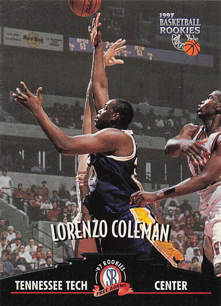 1997 Score Board Rookies Lorenzo Coleman #22