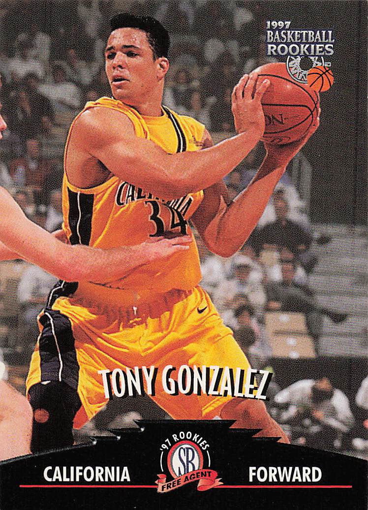1997 Score Board Rookies Tony Gonzalez #27