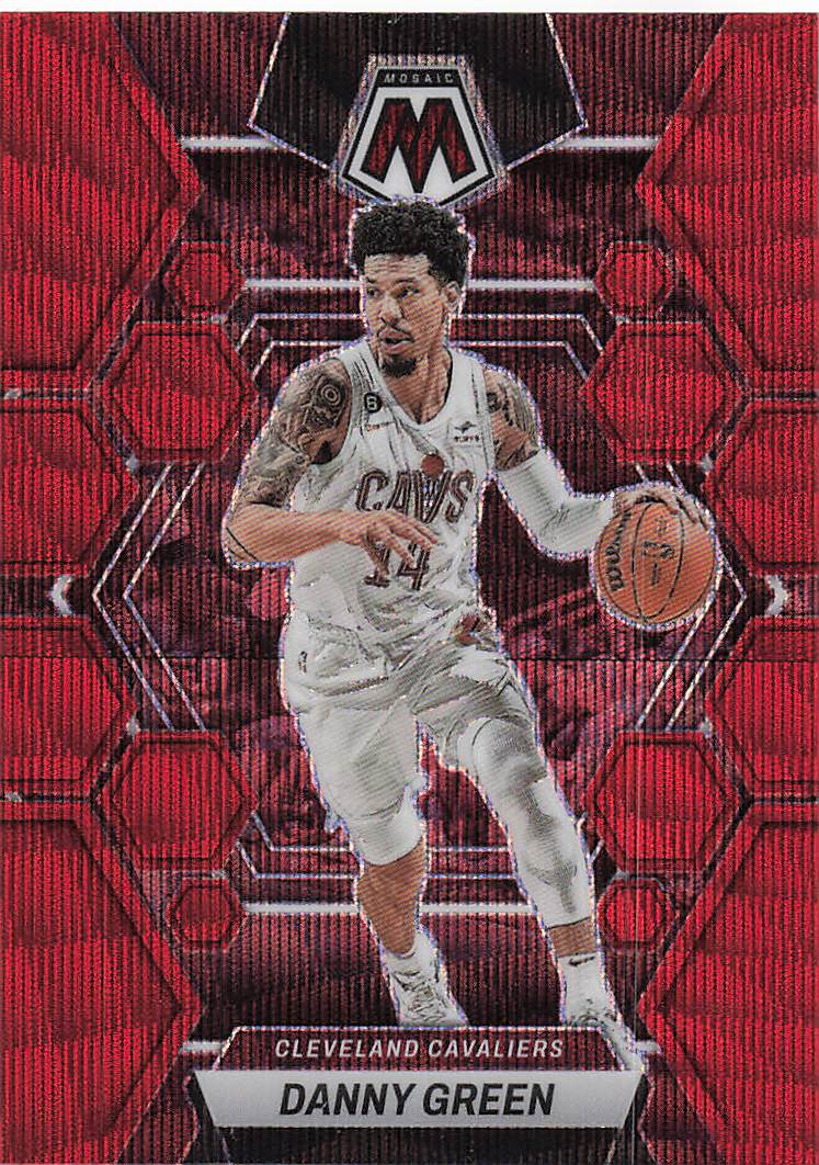2022-23 Panini Mosaic Red Wave Mosaic Danny Green #80