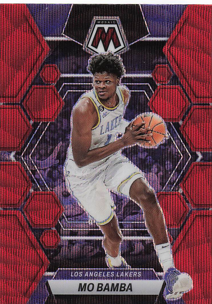 2022-23 Panini Mosaic Red Wave Mosaic Mo Bamba #81