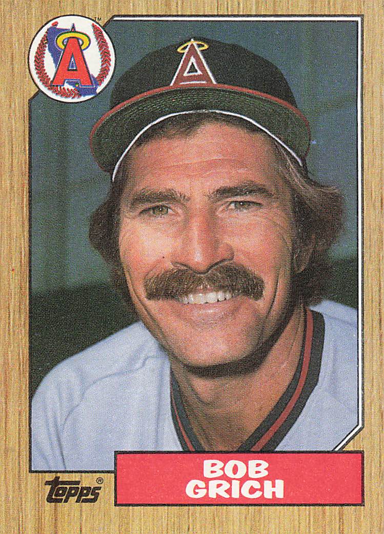 1987 Topps Baseball Bob Grich #677