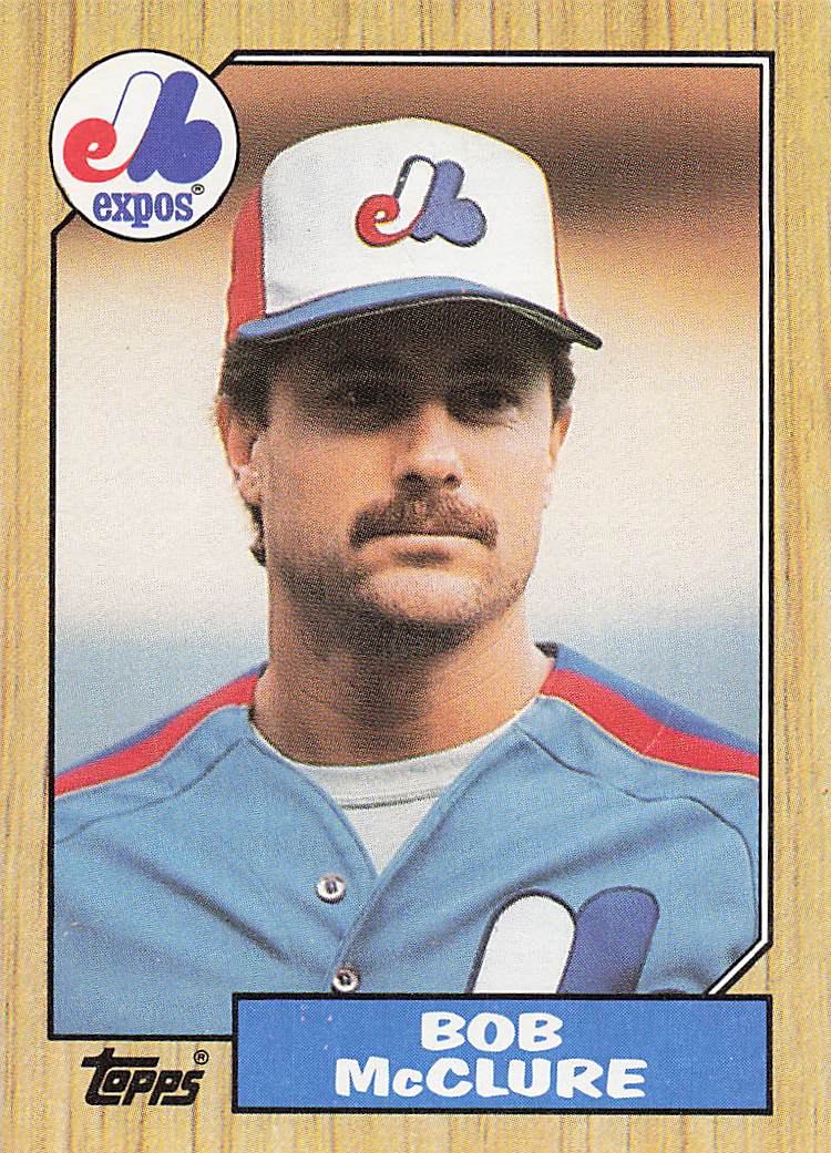 1987 Topps Baseball Bob McLure #707