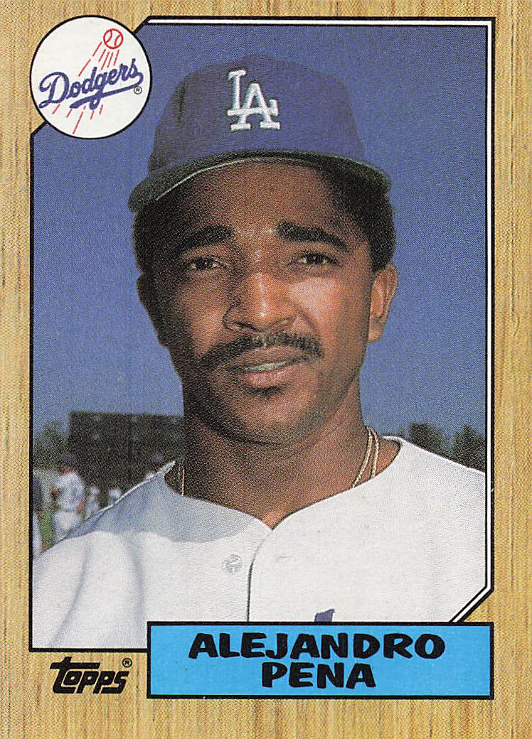 1987 Topps Baseball Alejandro Pena #787