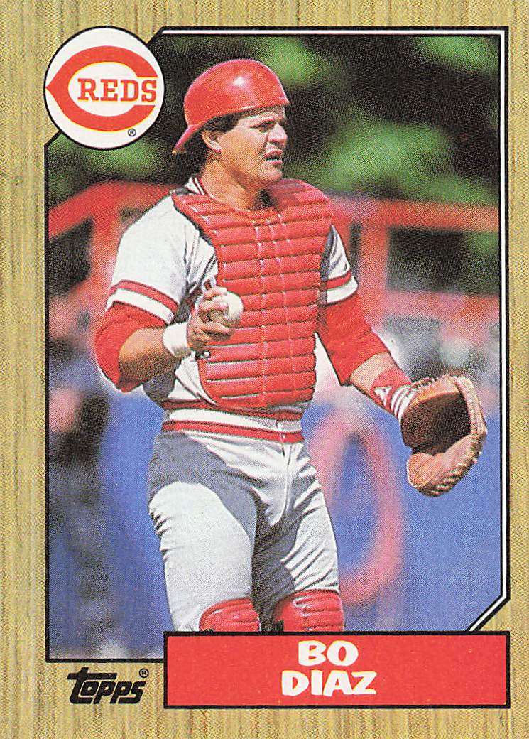 1987 Topps Baseball Bo Diaz #41