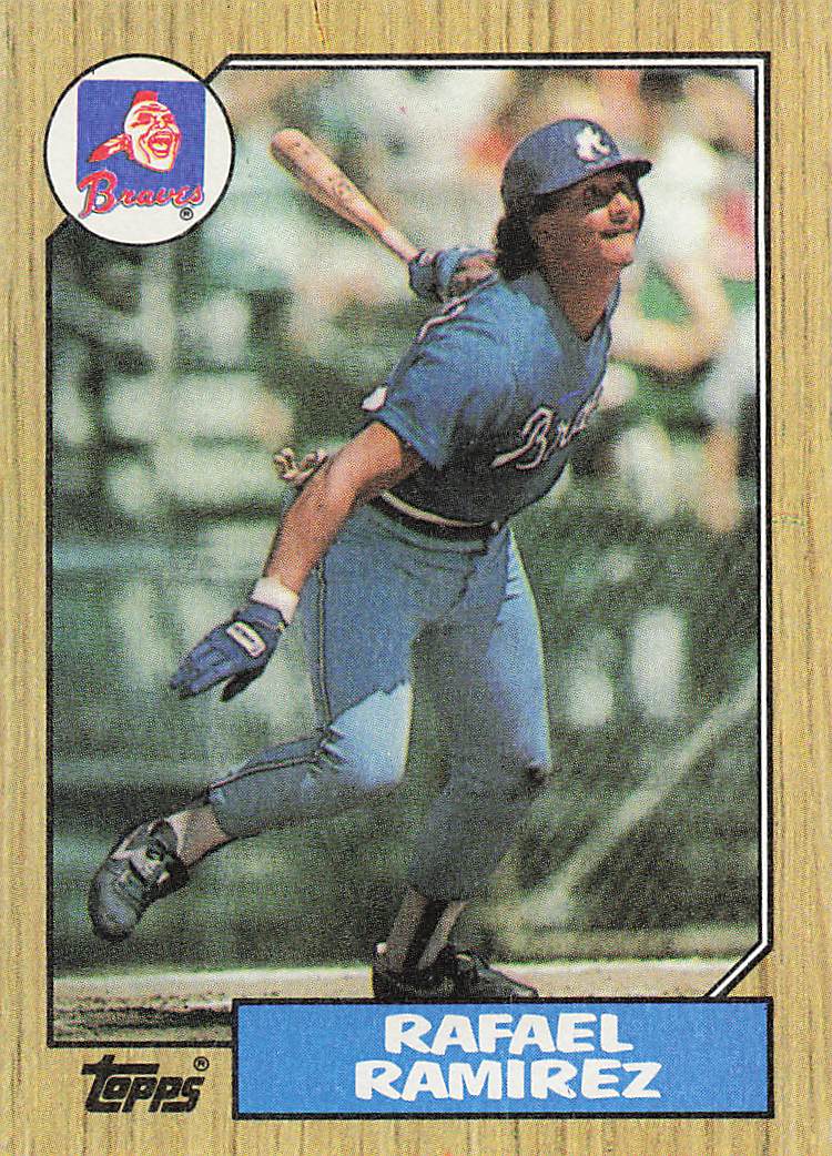 1987 Topps Baseball Rafael Ramirez #76