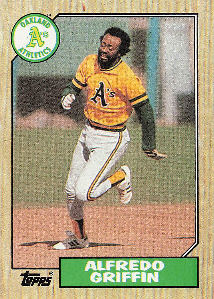 1987 Topps Baseball Alfredo Griffin #111