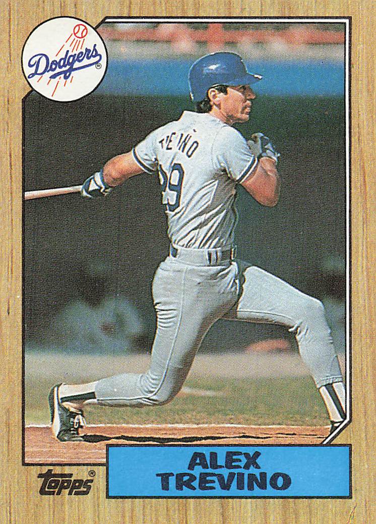 1987 Topps Baseball Alex Trevino #173