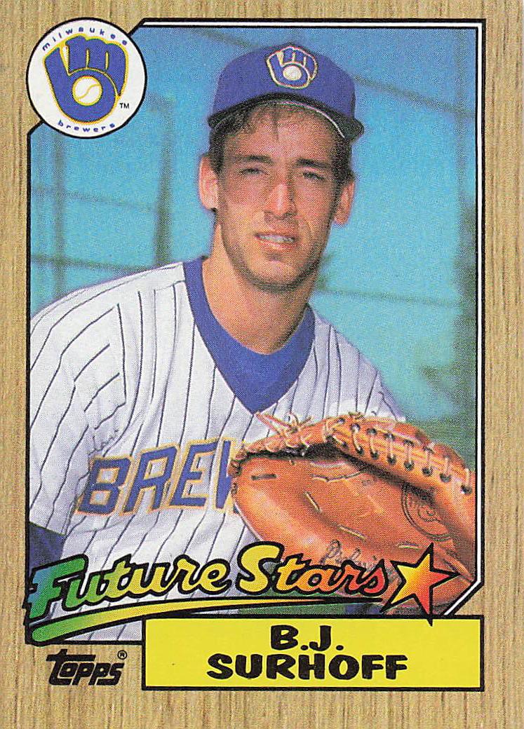 1987 Topps Baseball B.J. Surhoff #216