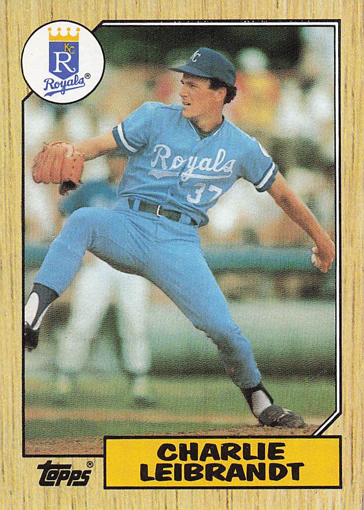 1987 Topps Baseball Charlie Leibrandt #223