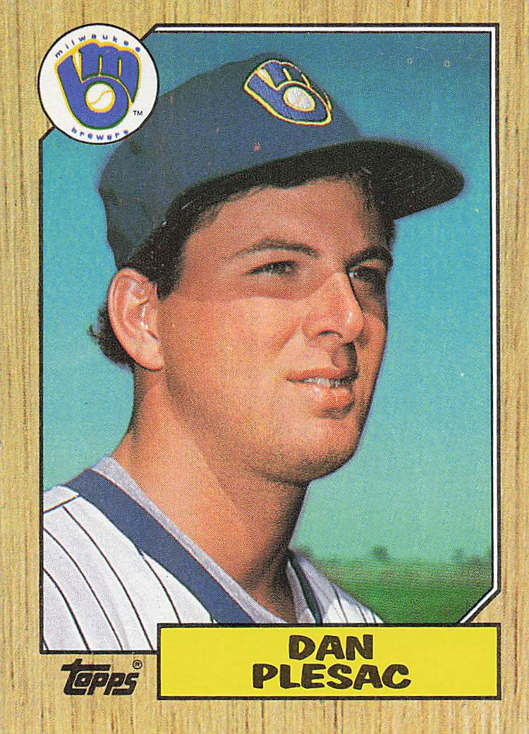 1987 Topps Baseball Dan Plesac #279