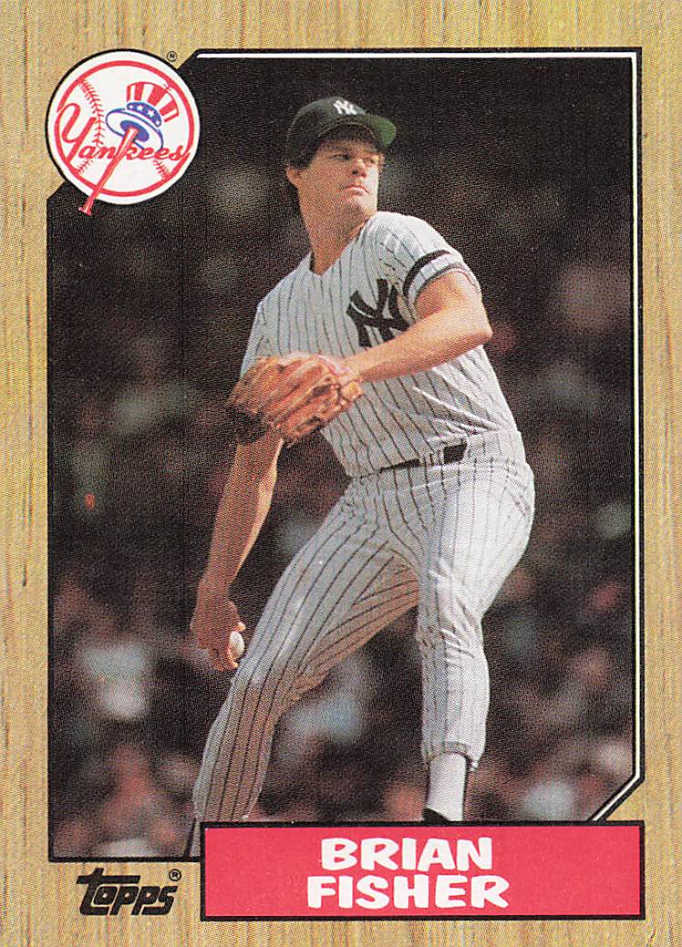 1987 Topps Baseball Brian Fisher #316