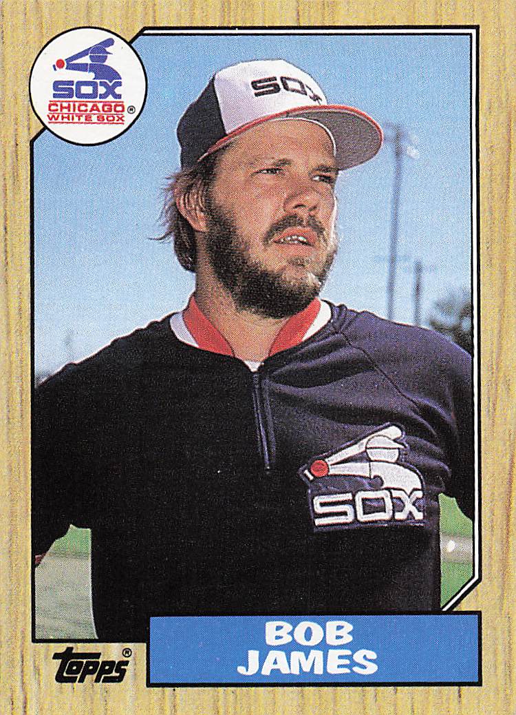 1987 Topps Baseball Bob James #342