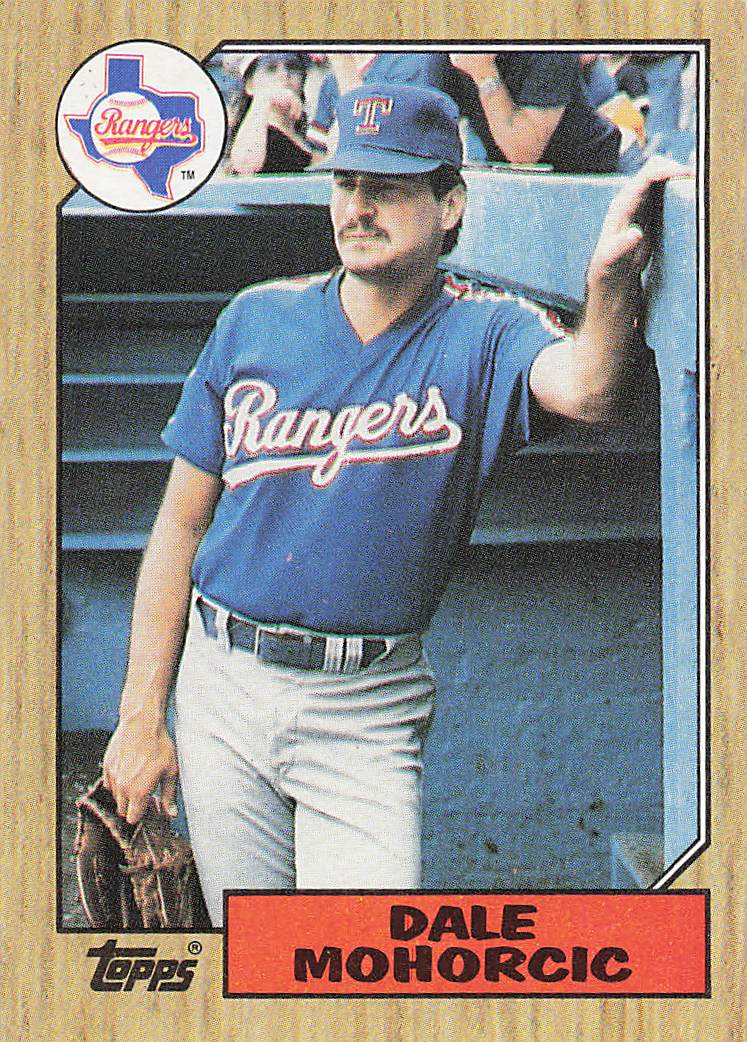 1987 Topps Baseball Dale Mohorcic #497